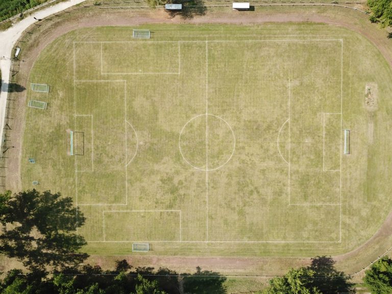 Sportplatz Vogelperspektive
